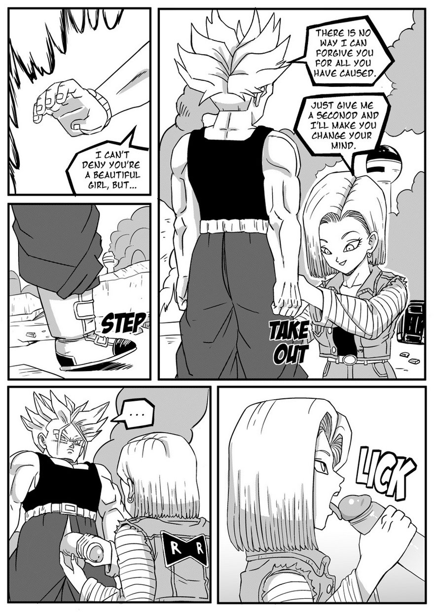 Android 18 Bondage Porn - Android 18 Stays In The Future | Top Hentai Comics