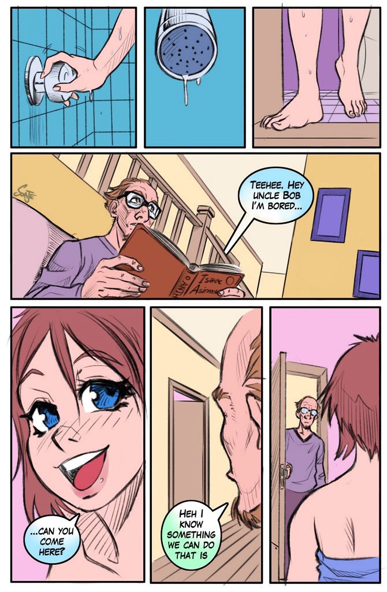 Sidney and the naughty uncle | Top Hentai Comics