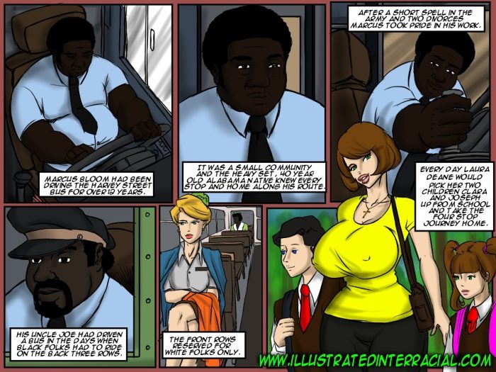 Back Of The Bus Illustrated Interracial-02