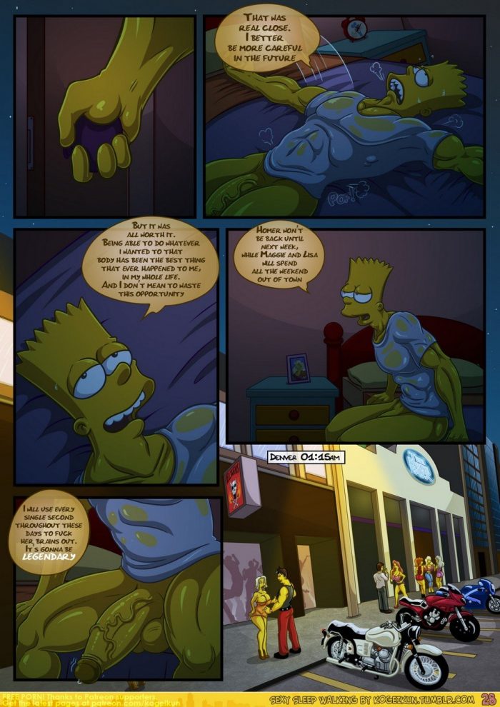 The Simpsons Sexy Sleep Walking-29