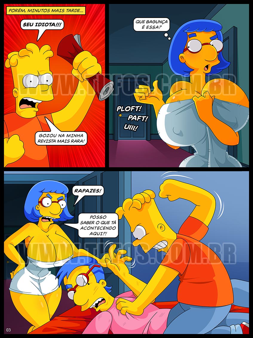 Simpsons Nude Comics - Bobs and Vagene
