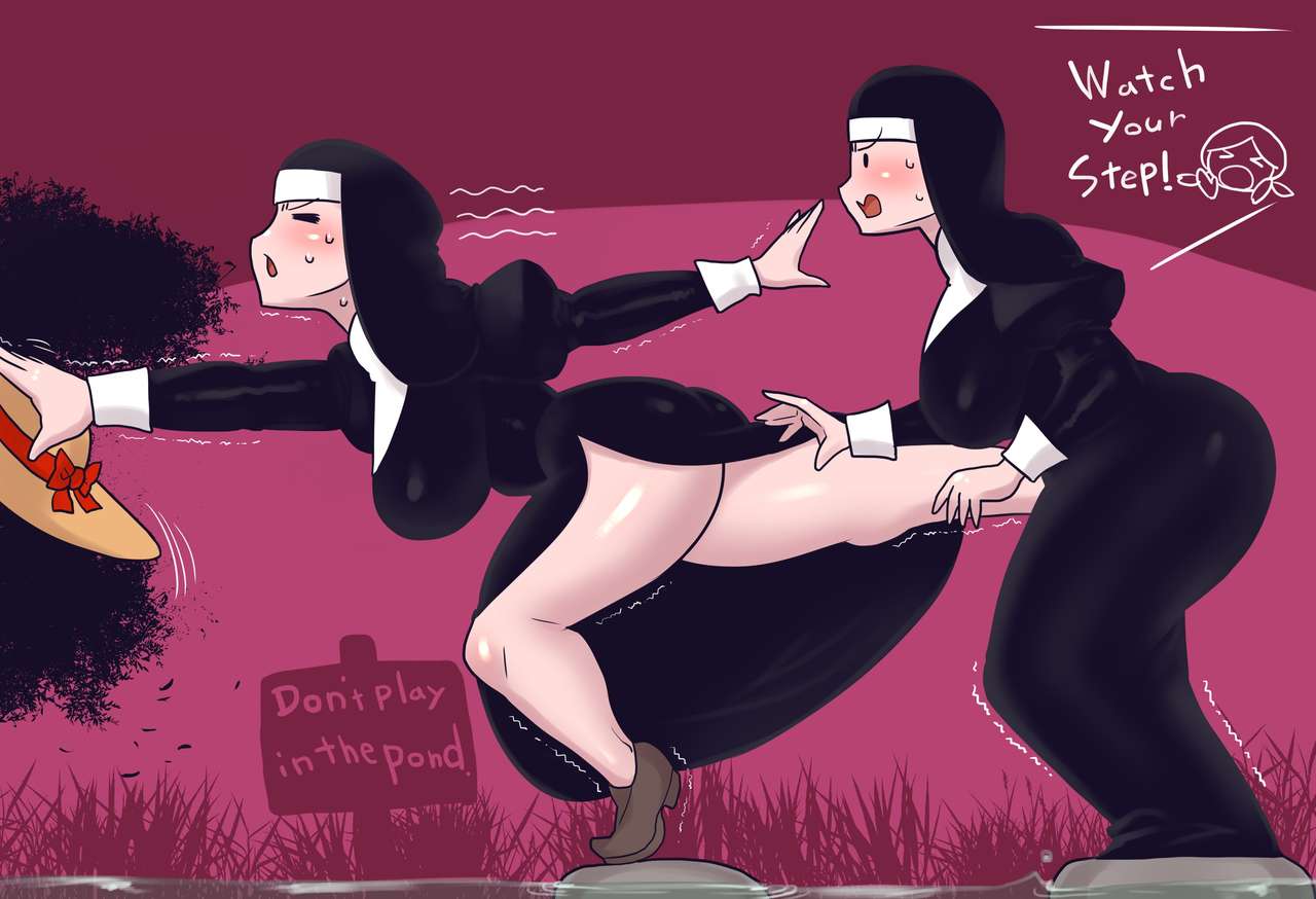 Порно комикс блудливые монашки фото 100