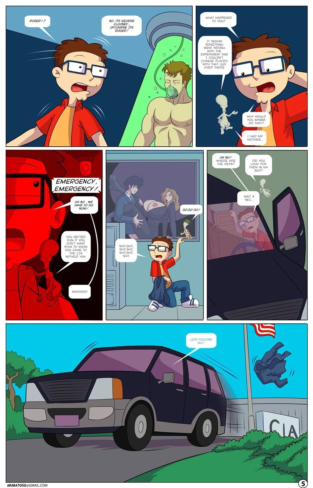 Arabatos â€“ The Tales of an American Son (American Dad) | Top Hentai Comics