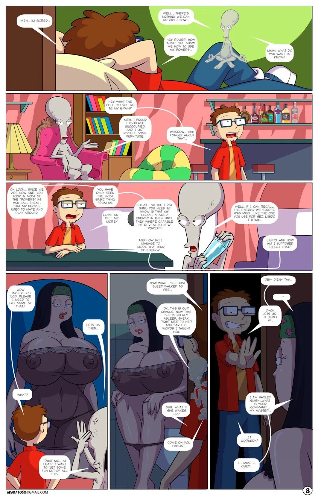 1063px x 1654px - Arabatos â€“ The Tales of an American Son (American Dad) | Top Hentai Comics