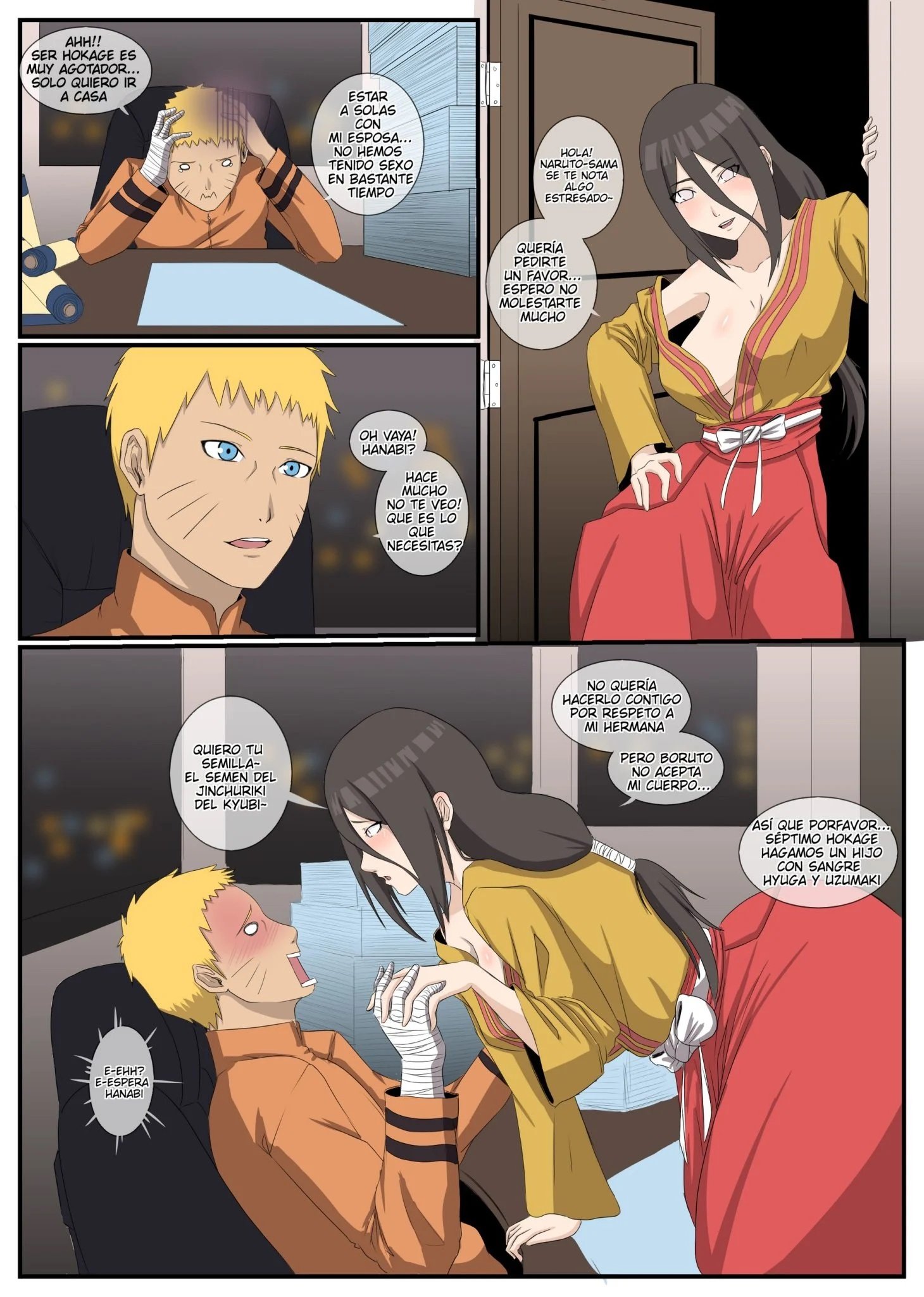 Naruto and hanabi porn