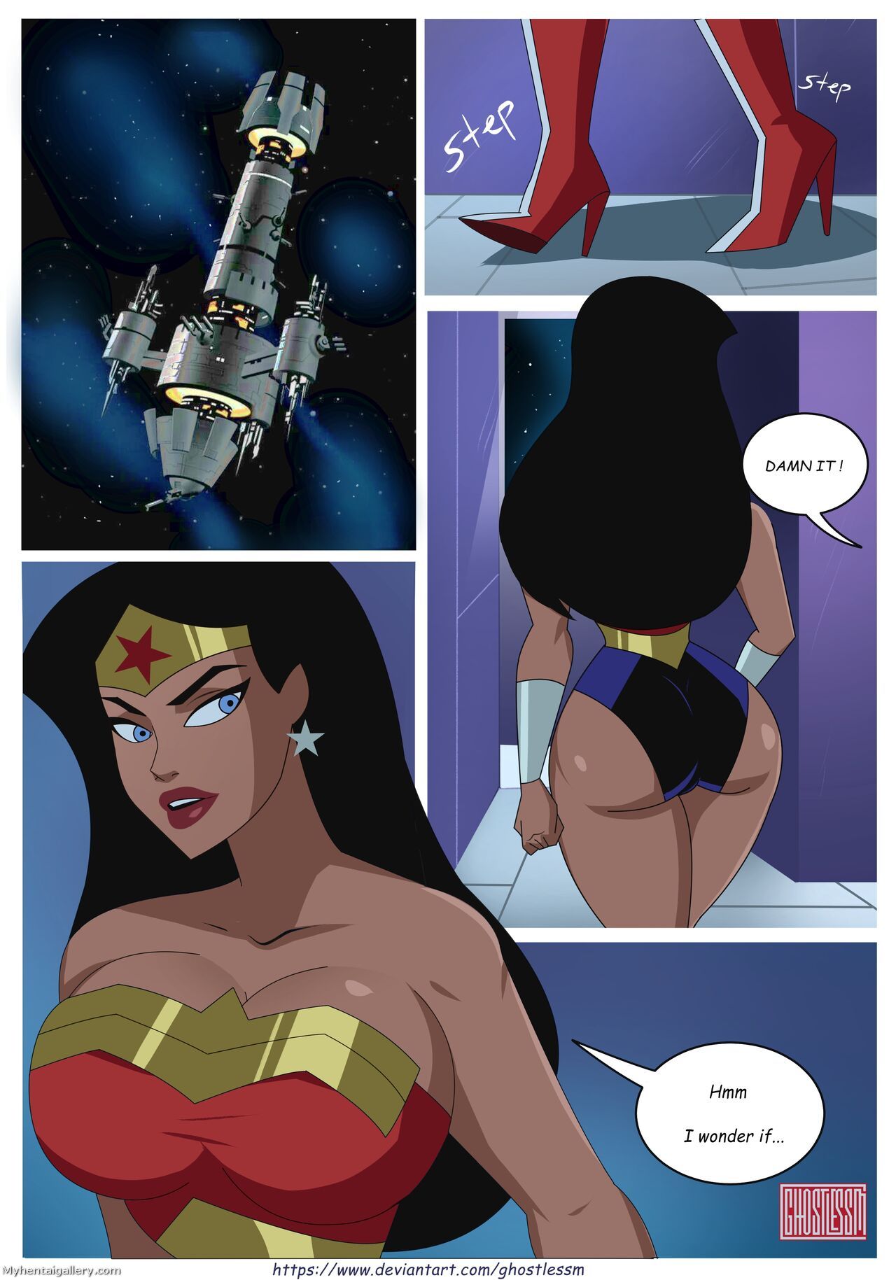 Justice league unlimited wonder woman porn