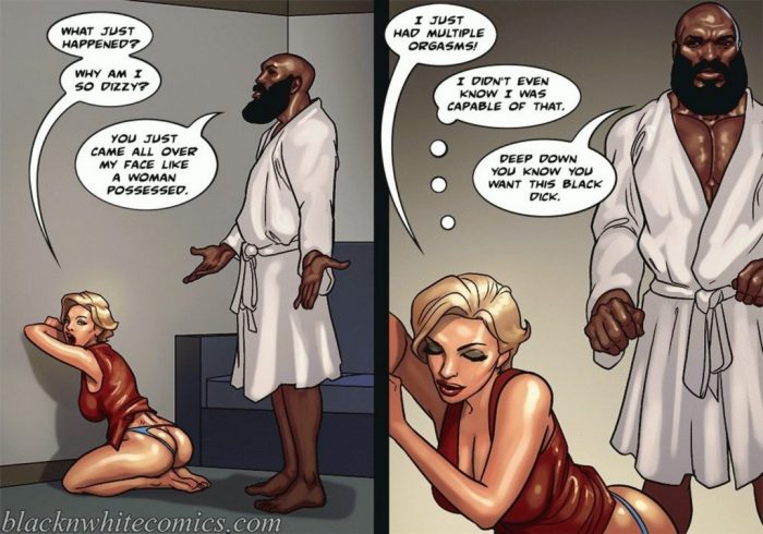 BlacknWhite Art Class part two Interracial Sex Comics-08