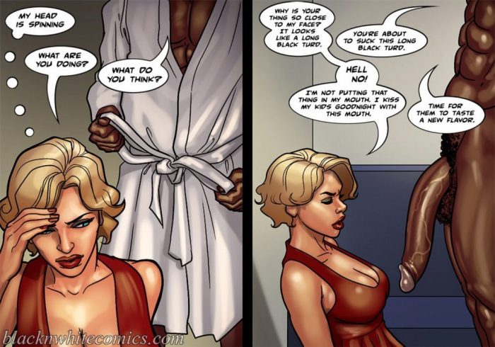 BlacknWhite Art Class part two Interracial Sex Comics-09