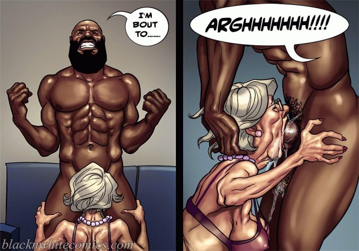 BlacknWhite Art Class part two Interracial Sex Comics-43