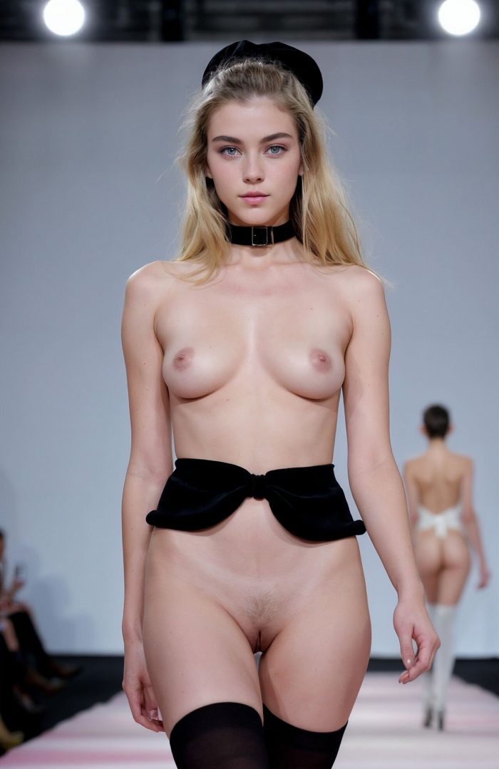 A i Freegirls nude fashion show AI Generated-06