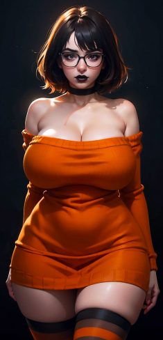 Goth Velma Dinkley – AI Generated