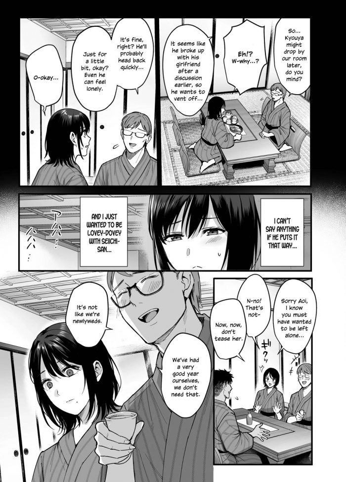 Ame Arare Mesunoyado Tsuma wa Midare Kegasareru-07