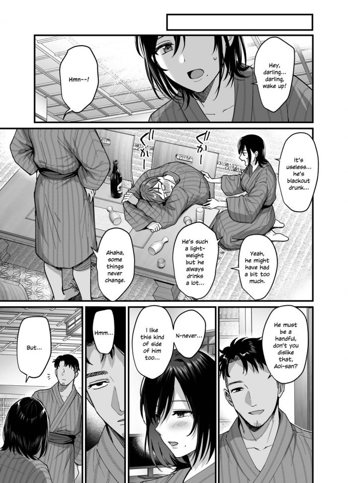 Ame Arare Mesunoyado Tsuma wa Midare Kegasareru-09