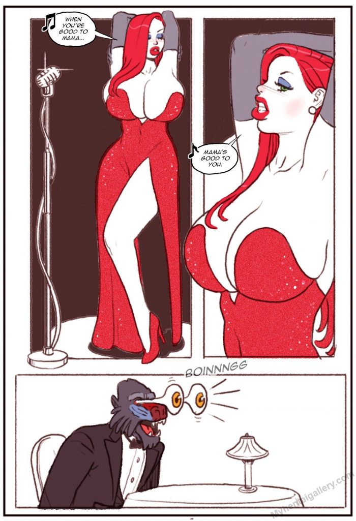 Mandrill Who Fucked Jessica Rabbit Impreg Edition-06
