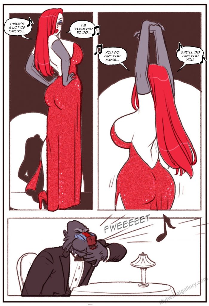 Mandrill Who Fucked Jessica Rabbit Impreg Edition-07