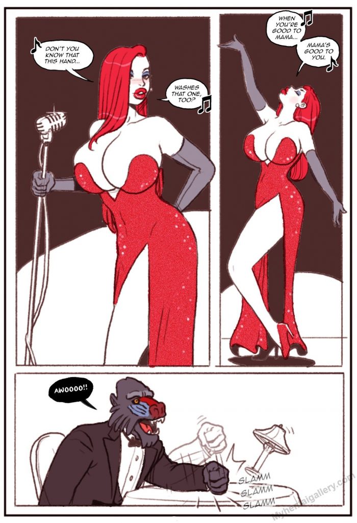 Mandrill Who Fucked Jessica Rabbit Impreg Edition-09