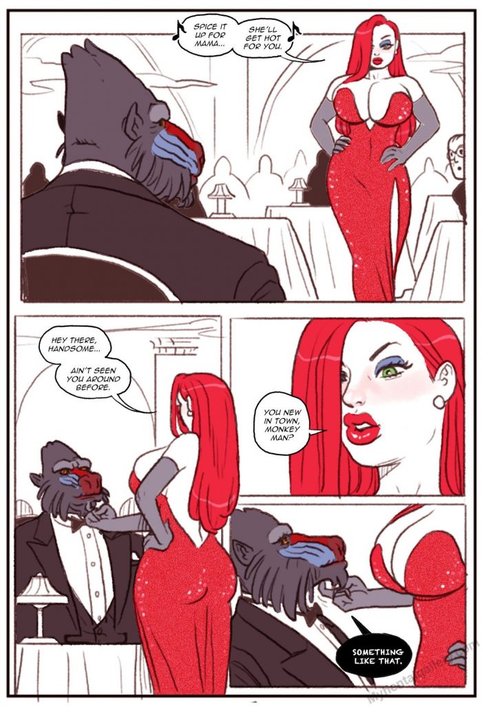 Mandrill Who Fucked Jessica Rabbit Impreg Edition-12