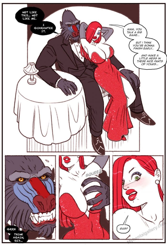 Mandrill Who Fucked Jessica Rabbit Impreg Edition-16