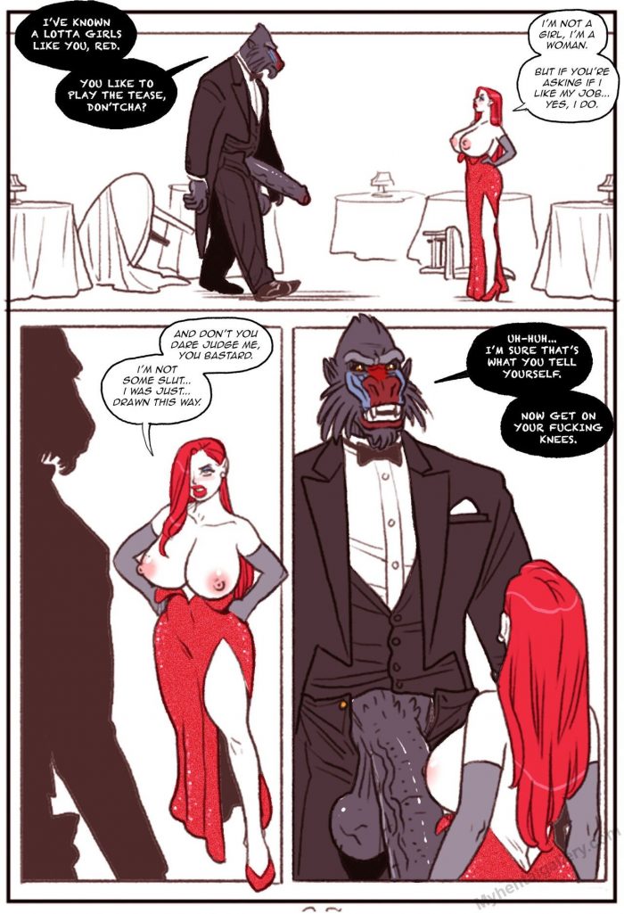 Mandrill Who Fucked Jessica Rabbit Impreg Edition-28