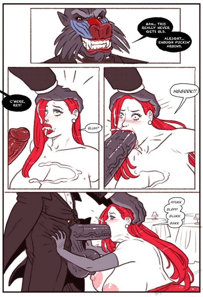 Mandrill Who Fucked Jessica Rabbit Impreg Edition-55