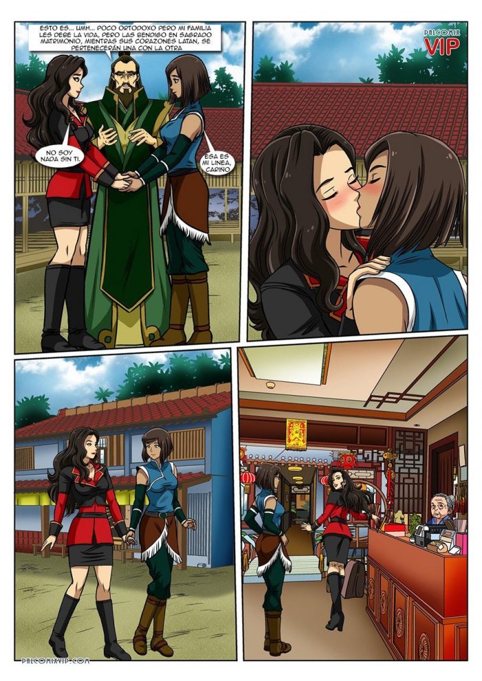 Avatar xxx Korra y Asami haciendo el Amor-04