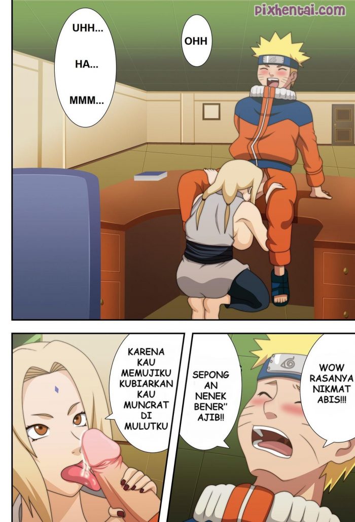 Naruto and Tsunade Sex in the Office of Hokage-12